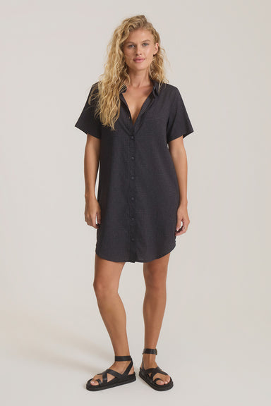 roark bless up up dress in black front view