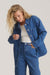Roark Revival Hwy 1 Chore in Vintage Blue — Quarter view