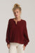 Roark Revival Made To Fade Sweater in Cherrywood — Front view