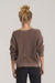 Roark Revival Made To Fade Sweater in Coco Bean — Back view, straight-on