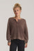 Roark Revival Made To Fade Sweater in Coco Bean — Front view