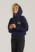 Roark Revival Port Hoodie in Deep Navy — Quarter view
