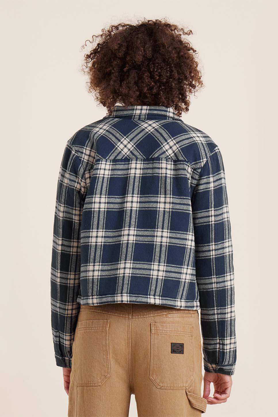 roark backwoods jacket navy back