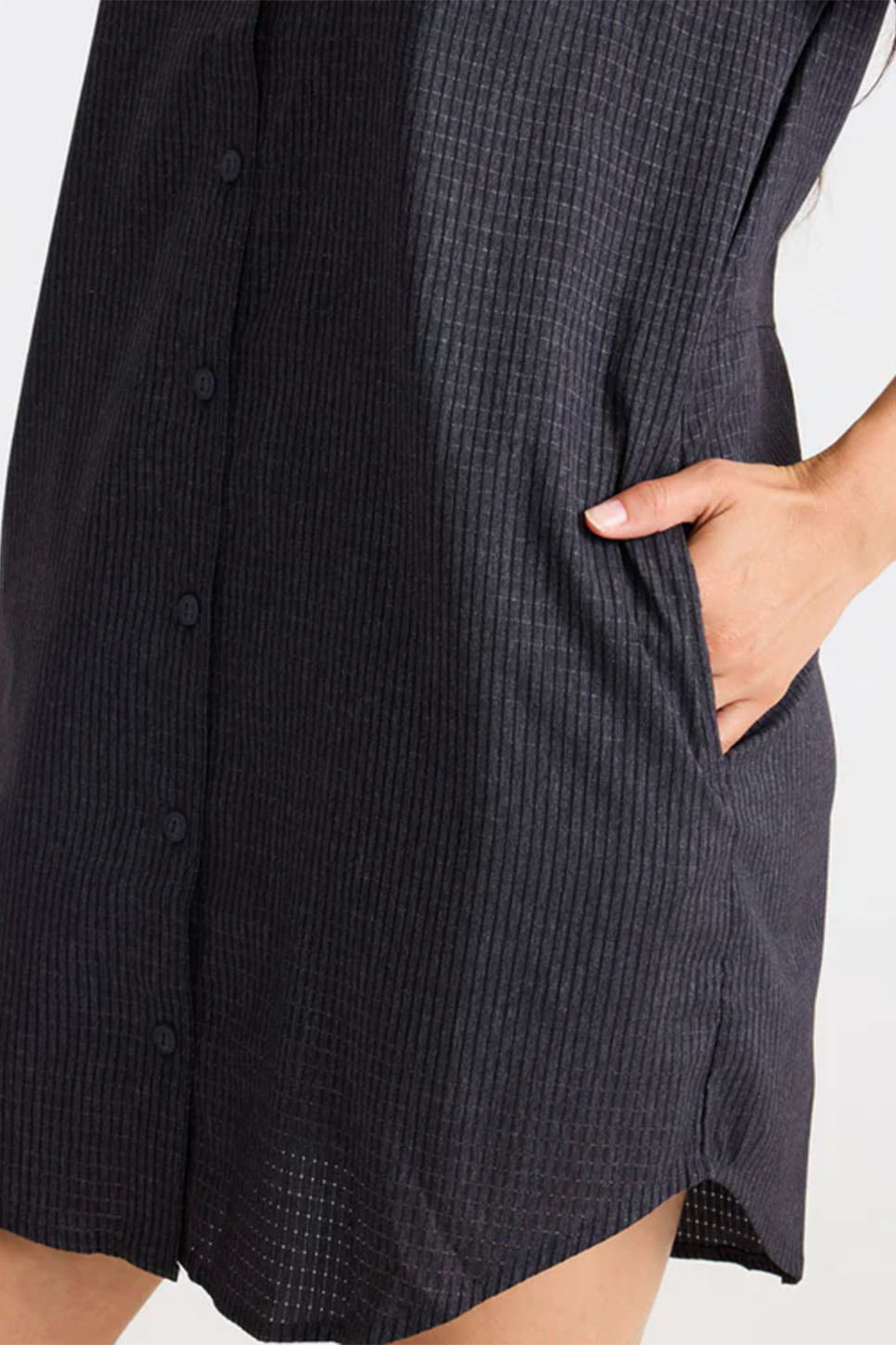 roark bless up dress black pocket