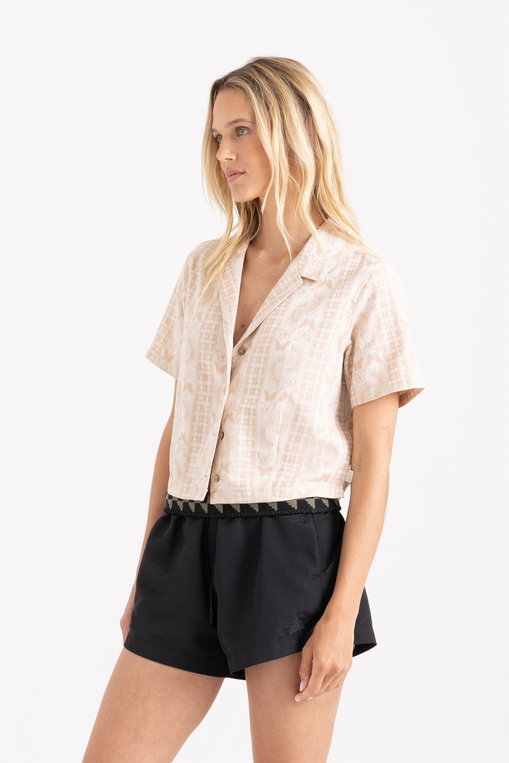 Roark - Camp Shirt - Eggshell - Side
