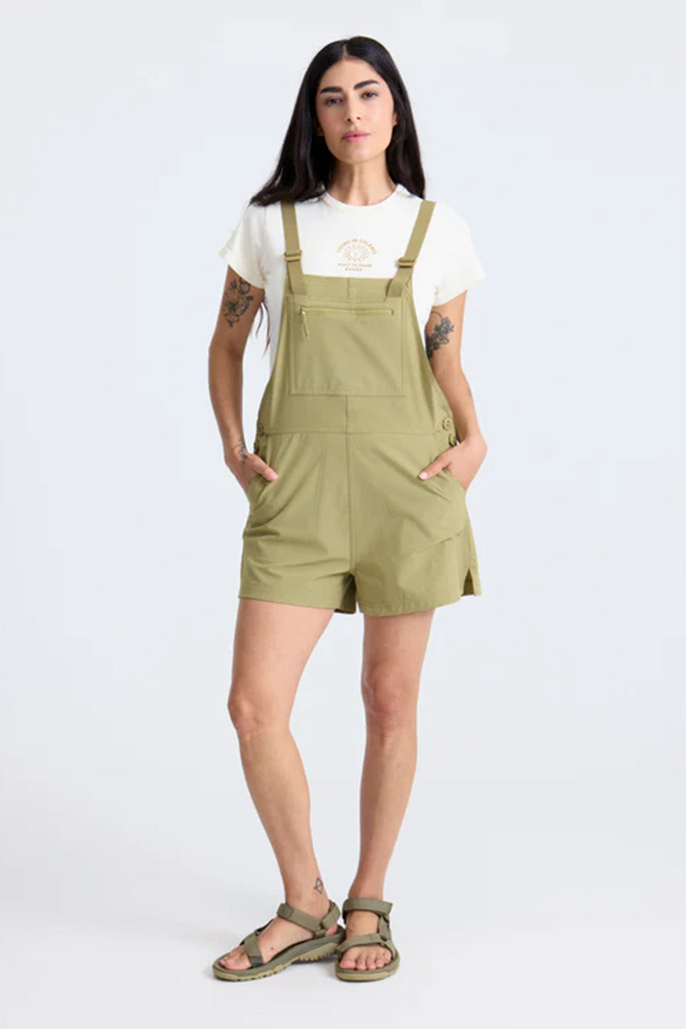 roark canyon romper dusty olive front