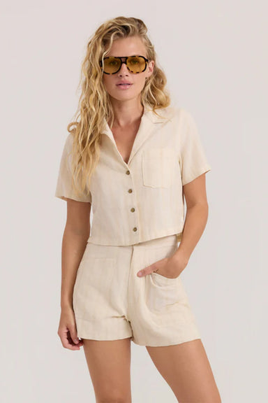 roark crosswinds camp shirt unbleached front