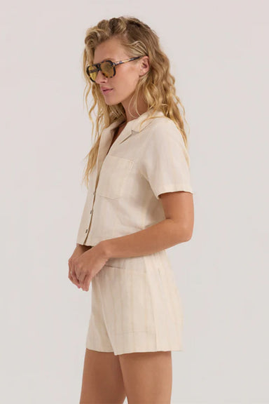 roark crosswinds camp shirt unbleached side