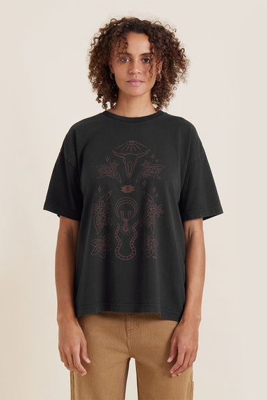 Roark - Gaucho Oversize Tee - Black - Front