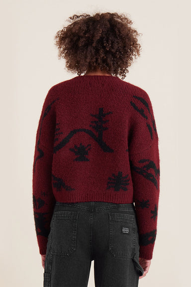 Roark - Kos Sweater - Sangria - Back