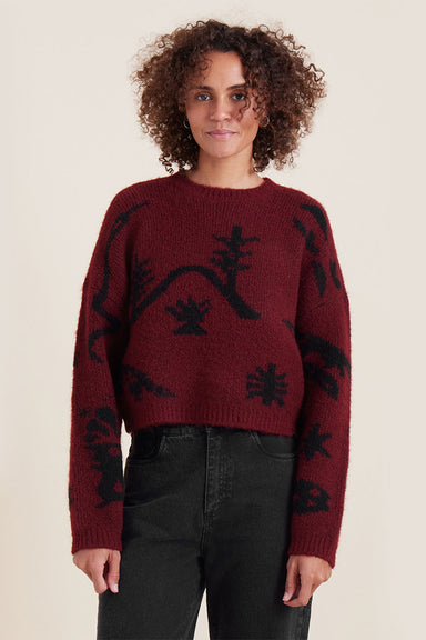 Roark - Kos Sweater - Sangria - Front