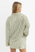Rhythm - Cove Stripe LS Shirt - Aloe - Back