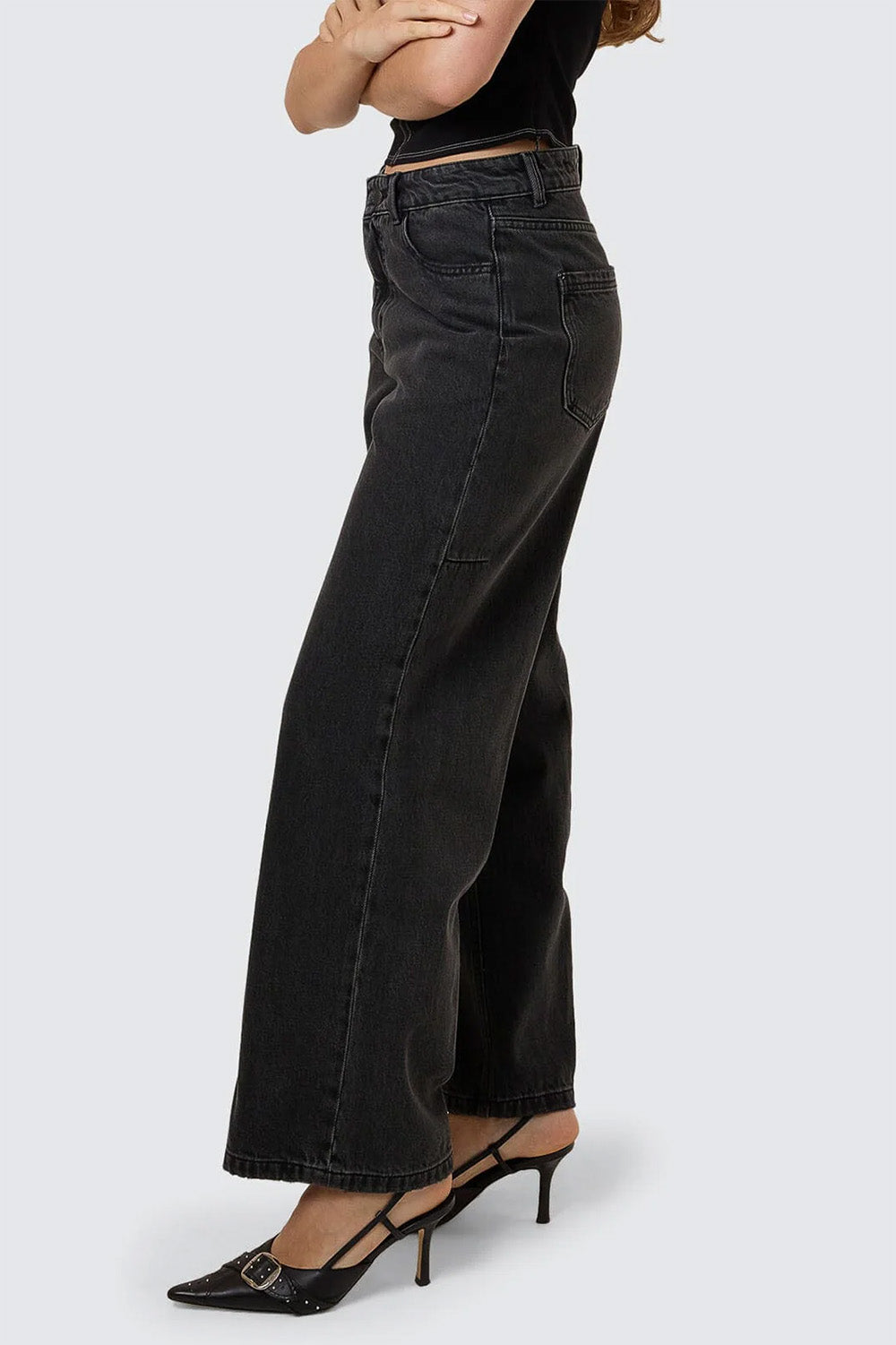 Thrills - Billie Low Jean - Ash Black - Side