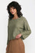 RVCA Sardinia Long Sleeve Sweater in Olive — Quarter view