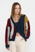 RVCA Unbound Cardigan in Navy — Front view