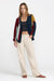 RVCA Unbound Cardigan in Navy — Full-body view