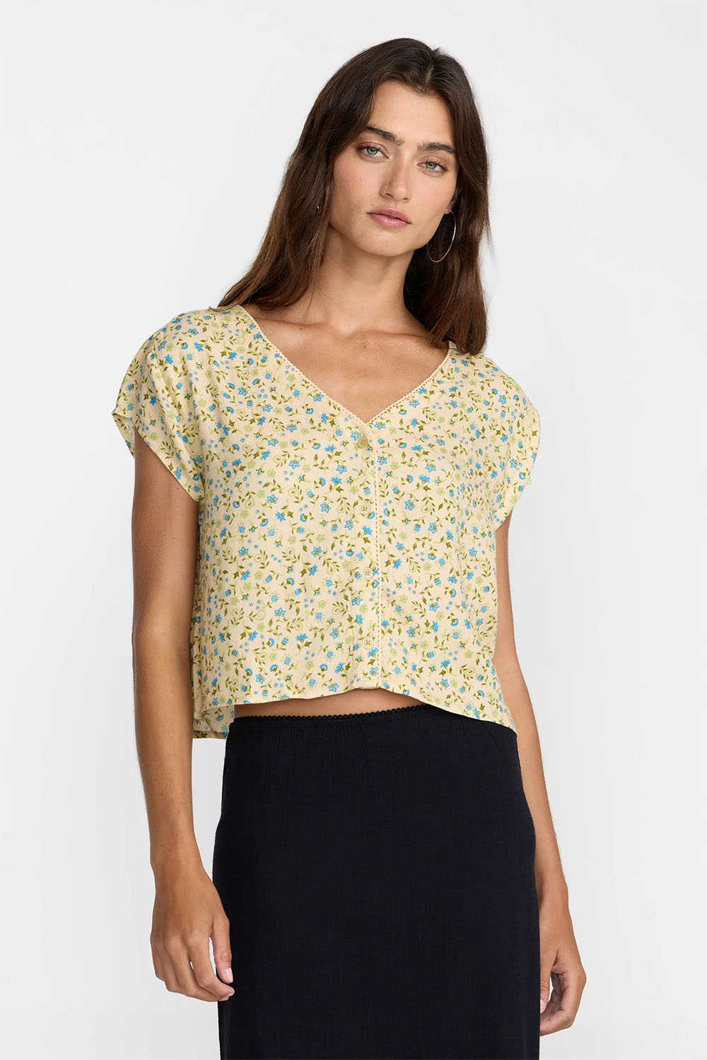 rvca amalfi ss light tan front