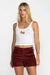 rvca aurora short madder brown front