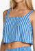 rvca baker top blue relic detail