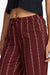 rvca florence pant madder brown detail