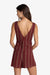 rvca florence romper madder brown back