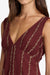 rvca florence romper madder brown detail