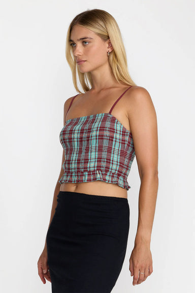 rvca isla cami aqua haze side