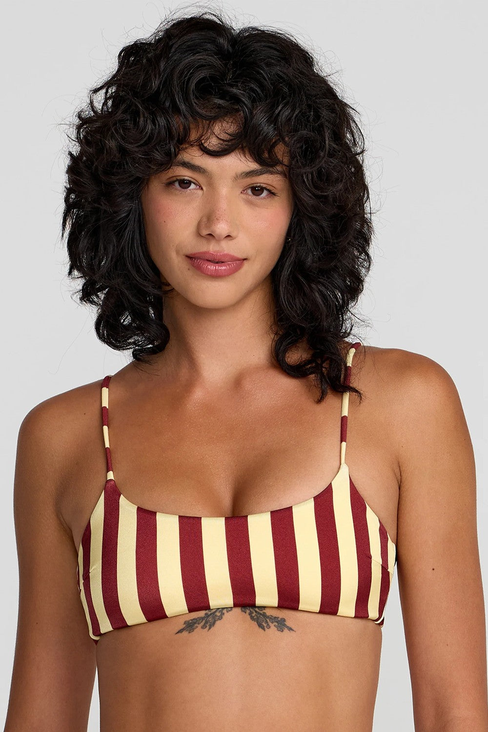 rvca leon bralette sunshine detail