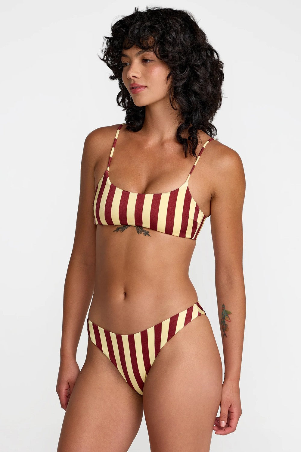 rvca leon bralette sunshine side