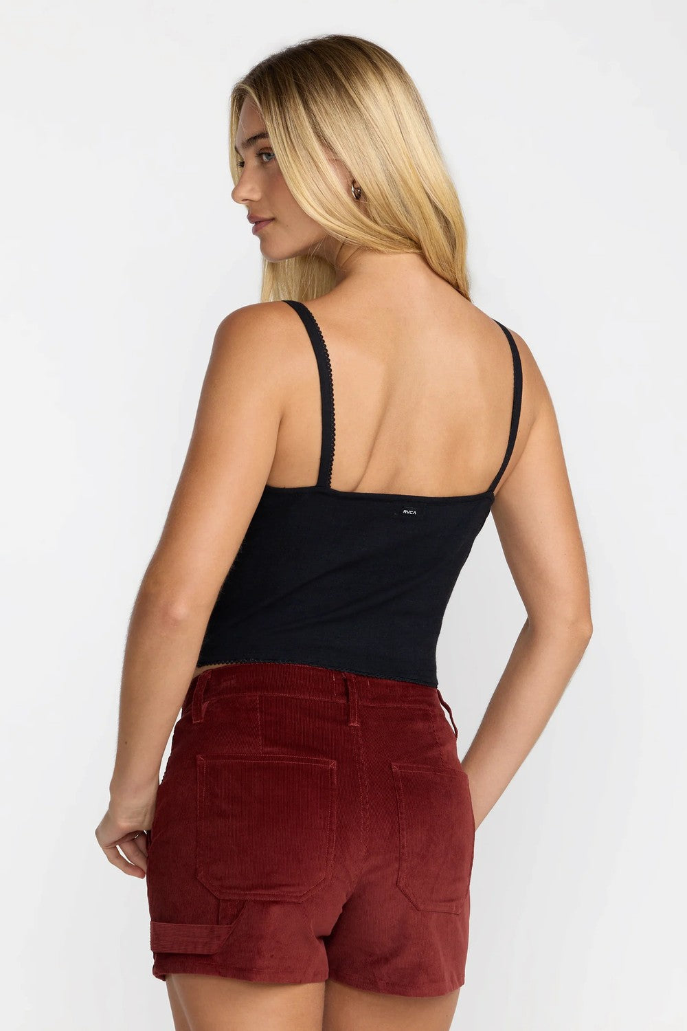 rvca madrid tank rvca black back