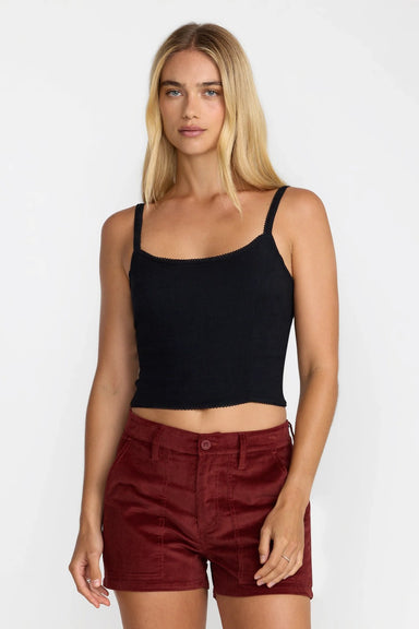 rvca madrid tank rvca black front