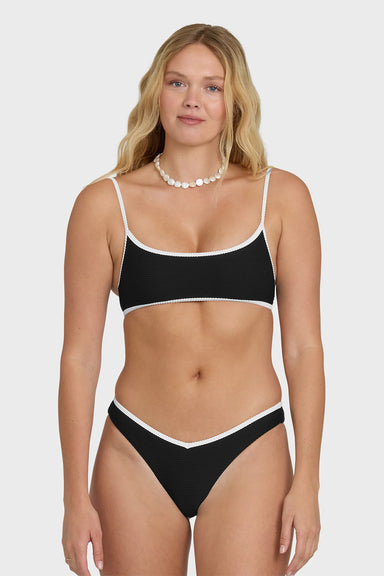 rvca tanlines bound jaclyn crop black pebble front
