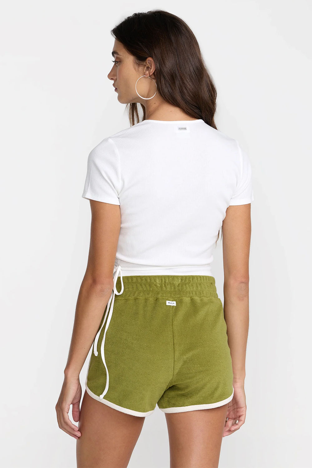 rvca vacation short moss back