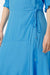Scotch & Soda - Midi Wrap Dress - Aqua Blue - Detail