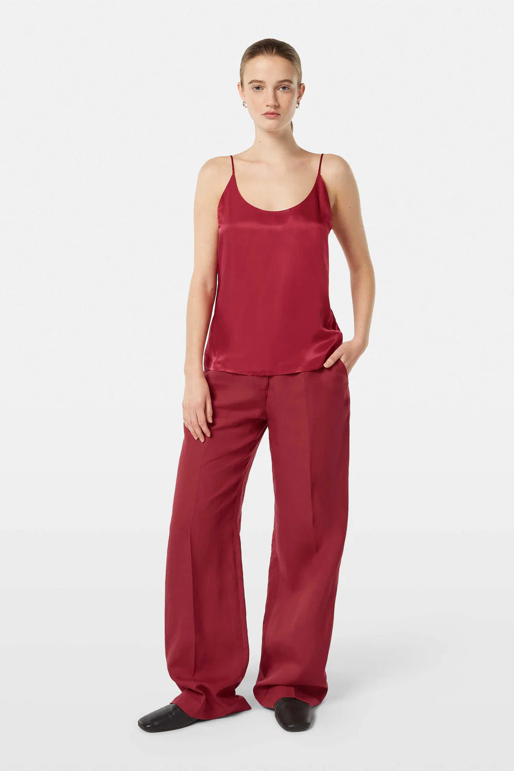 Scotch & Soda - Jersey Woven Tank - Roadside Red - Front