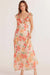 Mink Pink - Aida Frill Maxi Dress - Apricot Floral