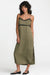 RVCA - Swindon Slip Dress - Olive - Front Alt