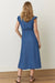 Marine Layer - Camila Midi Dress - Medium Wash - Back