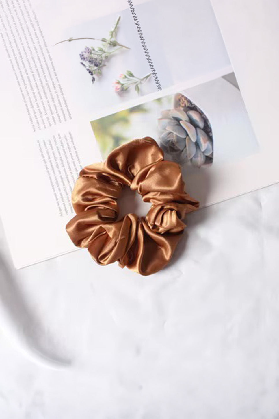 Pearl of the West - Hair Scrunchie - Gold