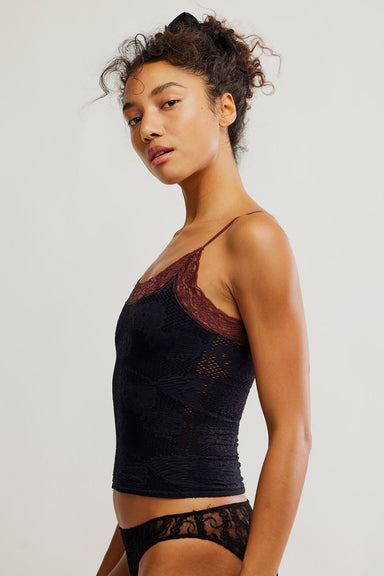 Free People - Jules Seamless Cami - Black Combo - Side