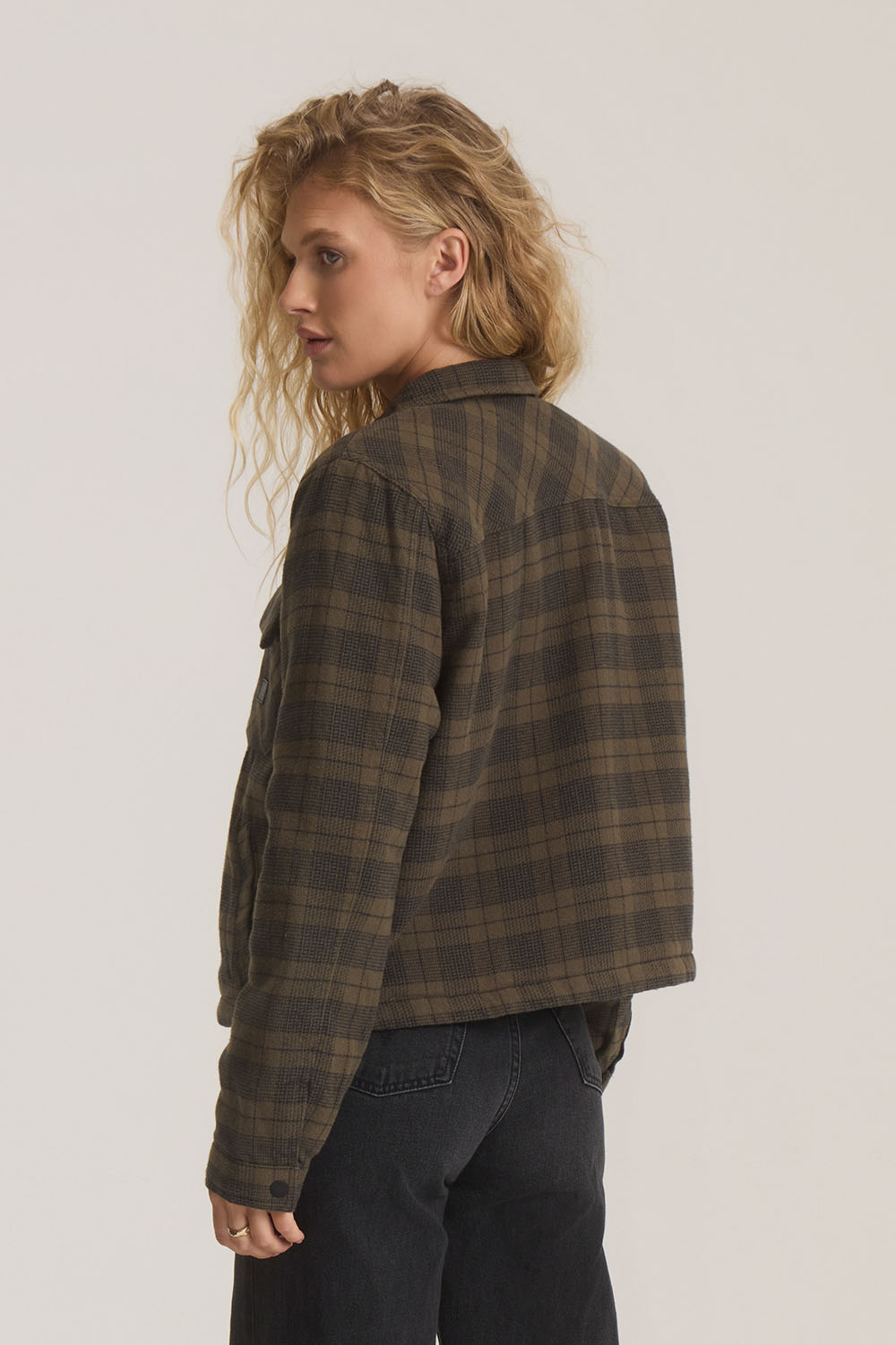 Roark Revival Backwoods Jacket in Military — Back view
