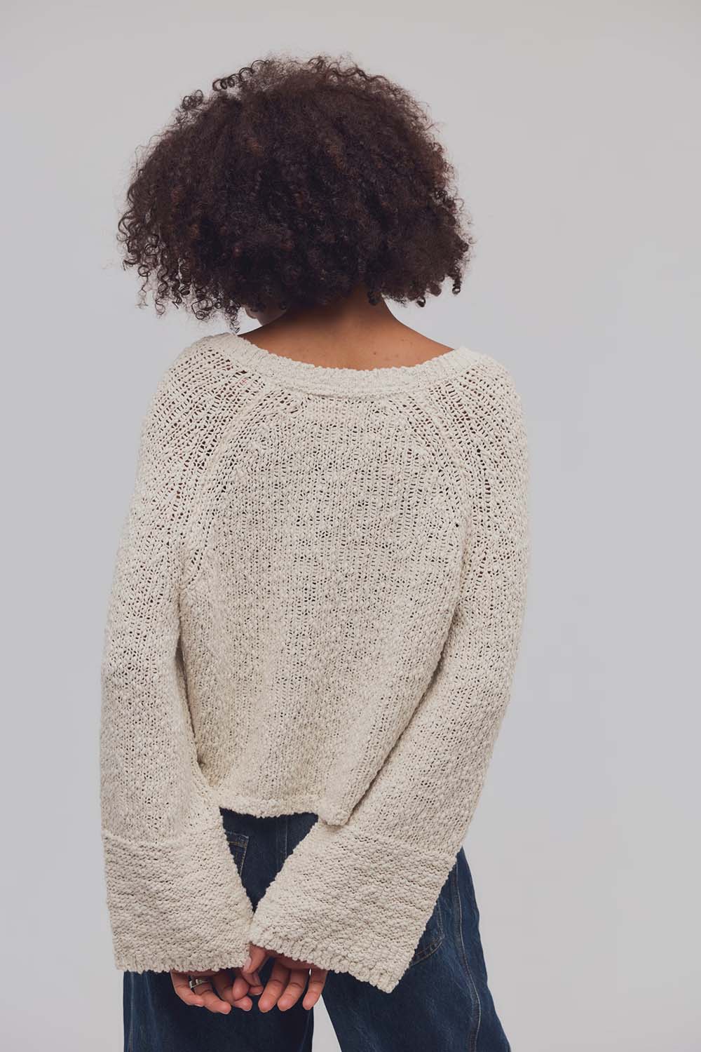 Free People - Heartland Pullover - Tofu - Back
