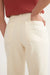 Marine Layer - Raw Edge Bridget Pant - Cream - Back Detail