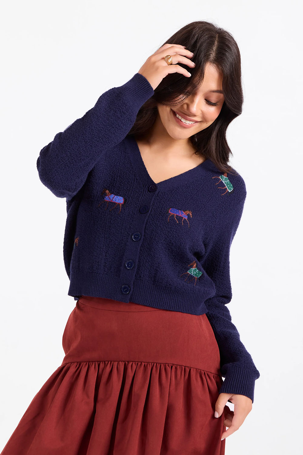 sadie-and-sage-esme-embroidered-horse-cardigan-navy-multi-profile
