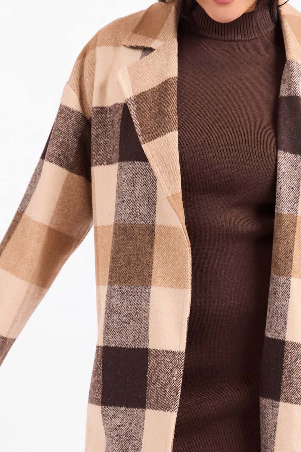 sadie-and-sage-farmland-plaid-open-coat-taupe-multi-detail