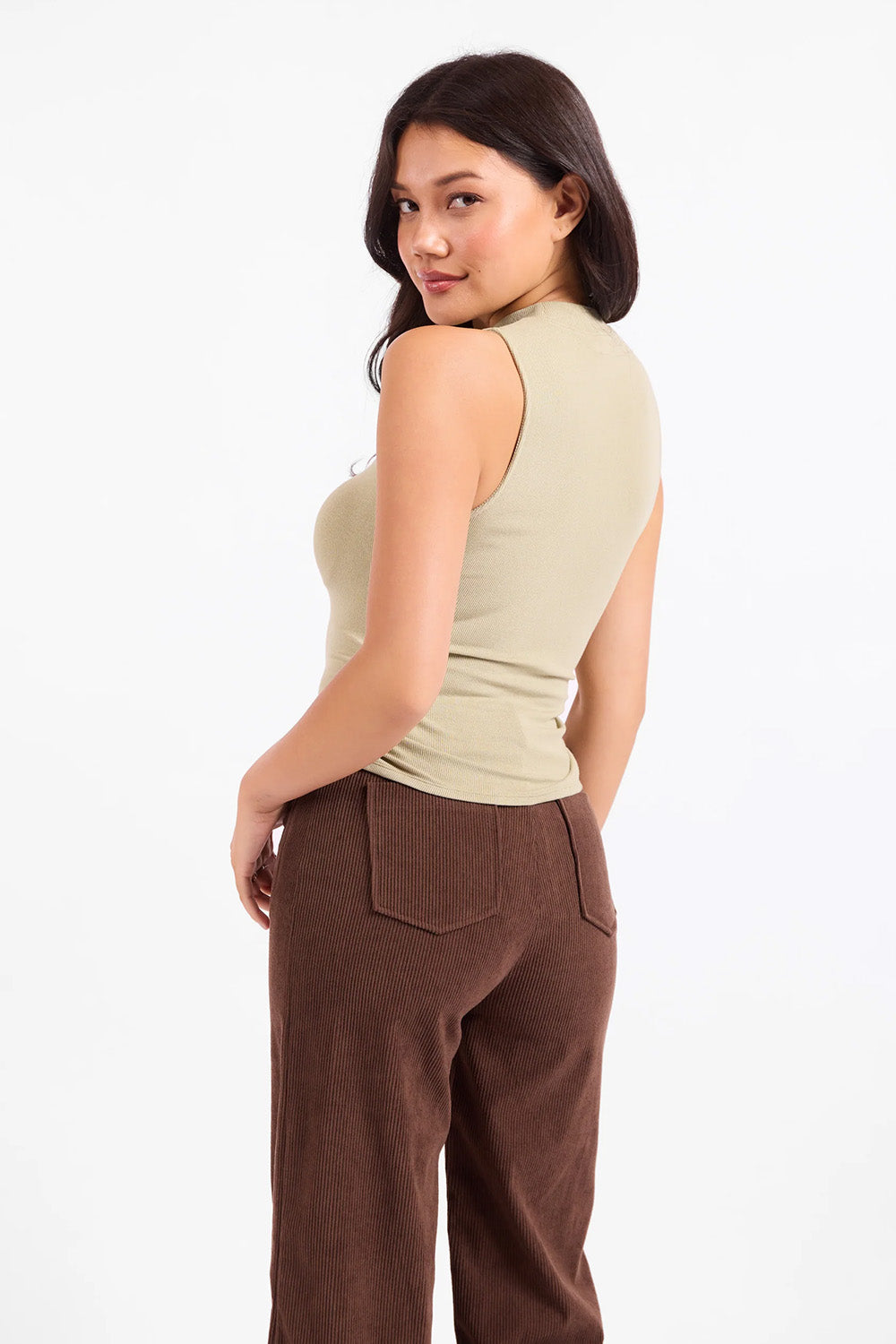sadie-and-sage-ronan-mock-neck-ruched-tank-dusty-sage-back