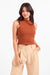 sadie-and-sage-soft-cedar-ruched-knit-tank-rust-front