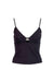 sadie and sage dearly cutout cami black 