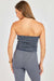 sadie and sage frankie smocked tube top navy white back