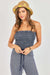 sadie and sage frankie smocked tube top navy white front